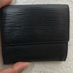 Louis Vuitton black epi wallet